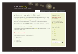 Simple Style 5 responsive html5 template
