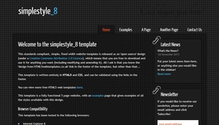 Simple Style 8 responsive html5 template