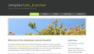Simplestyle Banner responsive html5 template