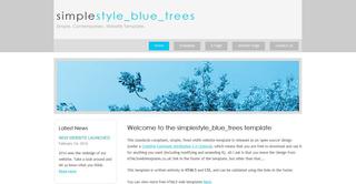 Simplestyle Blue Trees responsive html5 template