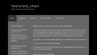 Textured Stars responsive html5 template